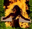 crucified woman burning.jpg
