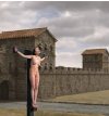 Muriel crucified hard torture in front of gate.jpg