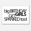birthday_girl_spanking_postcards_package_of_8.jpg