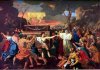 A)The adoration of the Golden Calf   Nicolas Poussin 1633.jpg