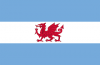Welsh Community Dragon on Argentinean flag.png