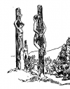 Hanging naked on the torture stake at Calvary.png